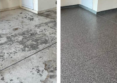 before after concrete fllooring