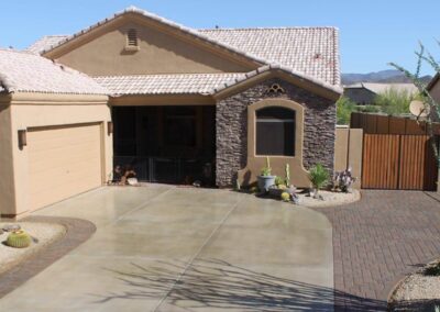 exterior sealed concrete driveway 1