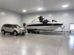 full chip epoxy garage floor